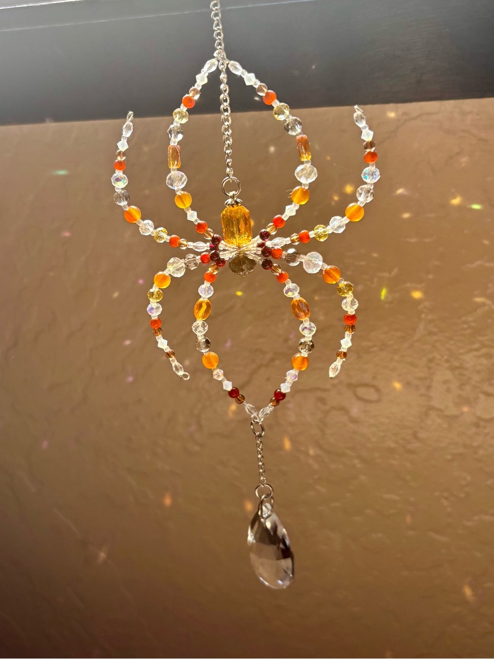 Beaded Crystal Suncatcher.